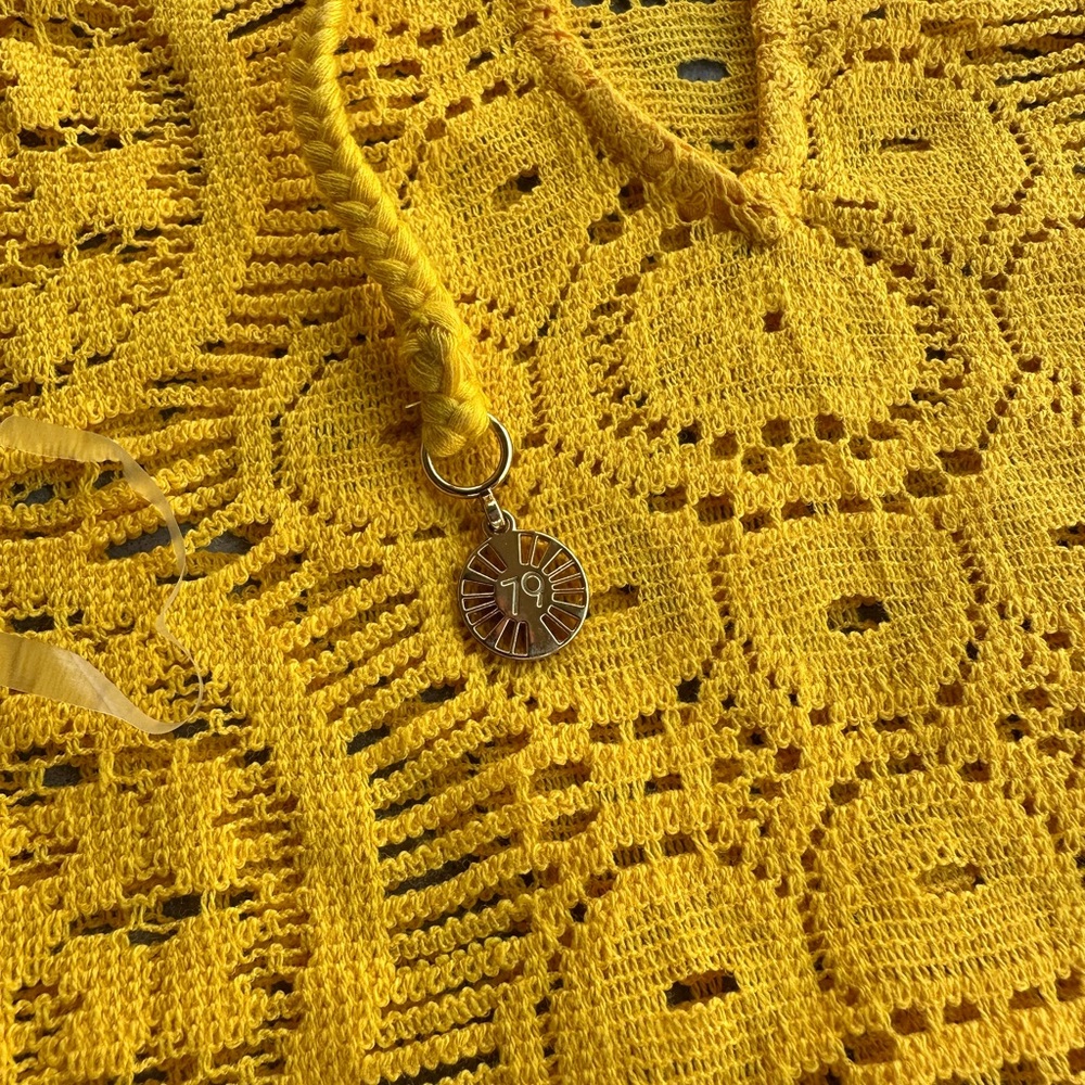 Sunshine 79 Crochet Crop Cover-Up Size L Beach & Festival Top - Picture 5 of 6